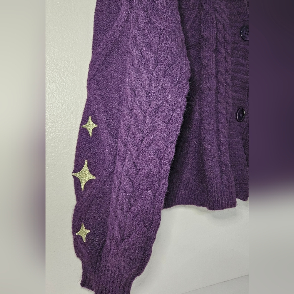 Taylor Swift Speak Now NWOT Taylor’s Version Cardigan purple size xs/sm XS/SM - Picture 5 of 11